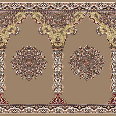 فرش سجاده ای نمازی کاشان طرح ماندگار